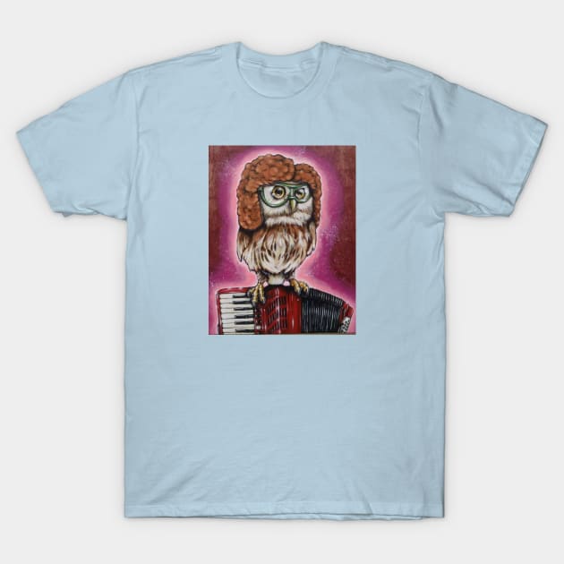 Weird Owl T-Shirt by Toby Sasquatch